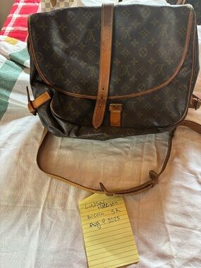 Louis Vuitton Monogram Canvas Messenger in Brown and Tan